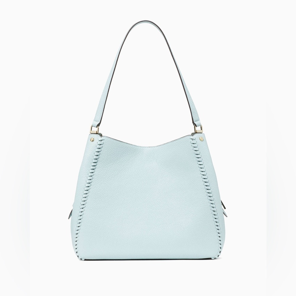 Kate Spade Leila Sky Blue Pebbled Shoulder Bag NWT